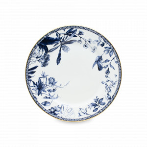 Тарелка десертная, 20 см, фарфор, белый, декор, HOMEFEEL, Россия, Тарелки