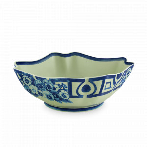 Салатник , 28 см, фарфор, белый, синий, серия Meaning, VISTA ALEGRE, Португалия, Салатники, чаши сервировочные