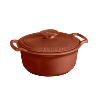 Кастрюля , 4 л, керамика, 26 см, терракот, серия Sublime, EMILE HENRY, Франция_00813100063142129039.jpg