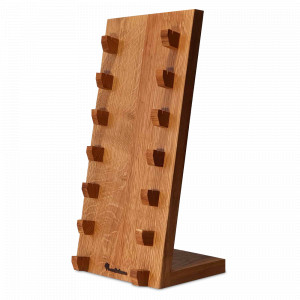 Подставка для 7-ми ножей HKS0207ON, материал: дерево дуб, WOODINHOME, Россия, Подставки под ножи