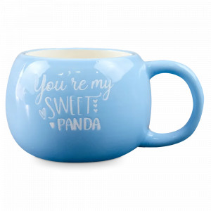 Кружка Панда, 350 мл, керамика, голубой, серия Animals, REPAST, Чехия, Кружки REPAST