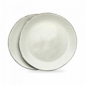 Набор из 2-х закусочных тарелок, 22 см, керамика, серый, серия Nature, SAGAFORM, Швеция, Наборы тарелок для кухни