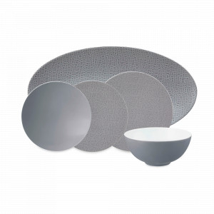 Сервиз обеденный на 6 персон, 20 предметов, серия Life Fashion Elegant Grey, SELTMANN, Германия, SELTMANN WEIDEN (Германия)