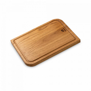 Доска разделочная дубовая, 32 х 22 см, коричневый, UNECA, Россия, Разделочные доски