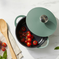 Кастрюля с крышкой и накладками на ручки, 20 см, 2.4 л, алюминий, силикон, зеленый, серия Agile, MAXWELL WILLIAMS, Австралия_00817070065900906505.jpg