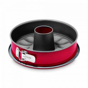 Форма для выпечки разъёмная с 2 основаниями, 28 см, сталь с антипригарным покрытием, красный, серия Rossana, GUARDINI, Италия, GUARDINI (Италия)