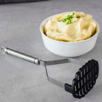 Картофелемялка , 27,5 см, нержавеющая сталь, нейлон, черный, серия Professional, KITCHEN CRAFT, Великобритания_00812450053080118454.jpg