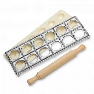 Набор для равиоли Tasca, 3 предмета, материал: алюминий, пластик, дерево, GEFU, Германия, GEFU (Германия)