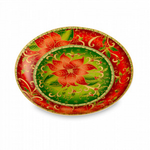 Блюдо «Palais Royal Рождественская звезда», 31 см, фарфор, декор, LAMART, Италия, Блюда из фарфора