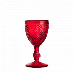 Рюмка для водки, 55 мл, стекло, красный, серия Bicos Red, VISTA ALEGRE, Португалия, Рюмки для текилы