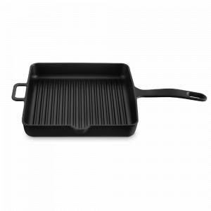 Сковорода - гриль, 30 х 30 см, чугун, черный, серия Elegance, VOEUX, Франция, VOEUX (Франция)