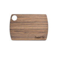 Доска разделочная композитная, 22х15см, зебрано натуральный, серия Fashion, ComposeEat, Россия