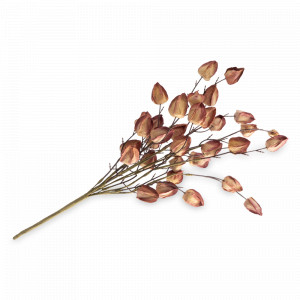 Декор - ветка «Бутоны», 46 см, бумага, пенопласт, серия Light Autumn, ANNA LAFARG, Китай, Предметы интерьера