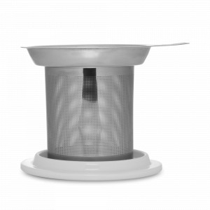 Ситечко для заваривания чая, 11 см,  нержавеющая сталь, фарфор, белый, серия Minima, VIVA Scandinavia, Дания, Ситечки для чая