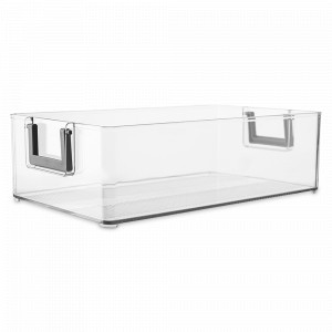 Органайзер для холодильника с ручками  Keep in, размер М, 36.8 х 21.2 х 10.5 см, термопластик, SMART SOLUTIONS, Россия, Органайзеры для хранения