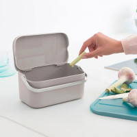 Контейнер для пищевых отходов, 1,8 л, пластик, серый, серия Sink Side, BRABANTIA, Бельгия_00809000057030951058.jpg