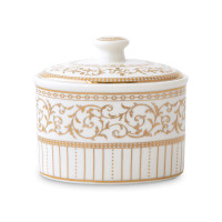 Сахарница , 300 мл, фарфор, белый, золотой, серия Golden, Pozzi Milano 1876, Италия