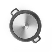 Сотейник с двумя ручками для индукционных плит, с антипригарным покрытием, 28 см, 4 л, литой алюминий, серия Hard Cook Induction, OLYMPIA, Италия_00810510055633421090.jpg