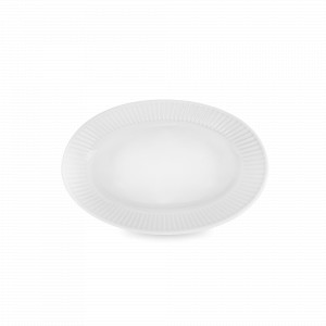 Блюдо сервировочное овальное, 17,5 х 12 см, фарфор, серия Plisse, PILLIVUYT, Франция, PILLIVUYT (Франция)