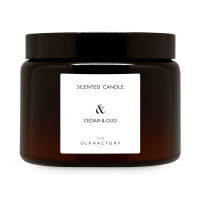 Ароматическая свеча «Кедр и уд», в стеклянном стакане, воск, AMBIENTAIR, Испания