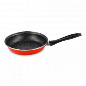 Сковорода , 26 см, сталь, стеклоэмаль, красный, серия K2 Red, VITRINOR, Испания, Сковороды из нержавеющей стали