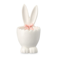 Подставка для яиц Magic Rabbit, 11.5 см, доломит, белый, розовый, серия Easter Essential, TKANO, Россия