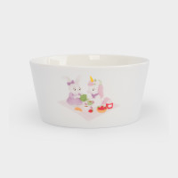 Набор детской посуды Сказочные животные, 3 предмета, фарфор, белый, декор, серия Fabulous animals, ANNA LAFARG, Китай_00822650049143262183.jpg