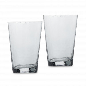 Набор из 2-х высоких стаканов, 400 мл, стекло, серый, серия Nocturne, ANNA LAFARG, Китай, Наборы стаканов