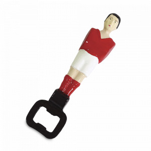 Открывалка для бутылок Foosball, металл, красный, серия Football, DOIY, Испания, Открывалки для банок
