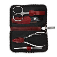 Набор маникюрный в кожаном футляре, 4 предмета, YES, Германия