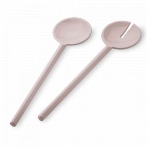 Набор столовых приборов для салата, пластик SAN, 28,2 см, серо-бежевый, серия Tiffany, GUZZINI, Италия, GUZZINI (Италия)