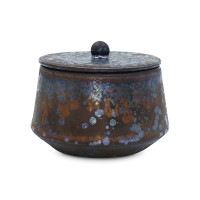 Емкость для хранения Brown, 8.5 см, каменная керамика, коричневый, серия Isamu, ROOMERS TABLEWARE, Нидерланды