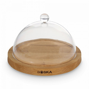 Доска для сыра с крышкой, 26 см, дуб, пластик, BOSKA, Нидерланды, BOSKA (Нидерланды)