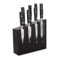 Набор из 7-и кухонных ножей на подставке из дуба, серия Zen, YAXELL, Япония
