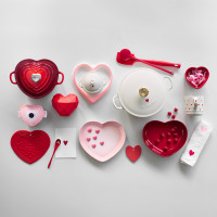 Кокот Hearts, 0,25 л, 10 см, керамика, белый, декор, серия White, LE CREUSET, Франция_00803920043170054955.jpg