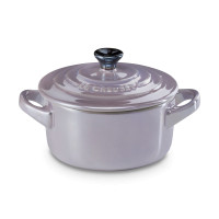 Кокот , 0,25 л, 10 см, керамика, прованс металлик, серия Pearlized Light Bluebel, LE CREUSET, Франция