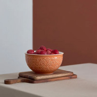 Салатник , 2 л, 20 см, керамика, коричневый, рельеф, серия English gardens, LIBERTY JONES, Россия_00819870054865462221.jpg