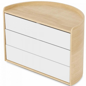Шкатулка Moona, 27 х 15 х 18 см, дерево, белый, UMBRA, Канада, UMBRA (Канада)
