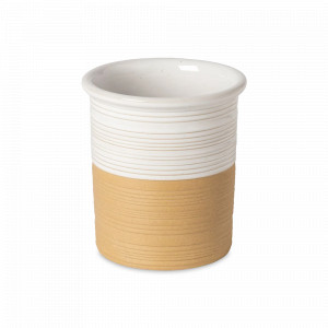 Подставка для кухонных принадлежностей, 16.7 см, керамика, белый, бежевый, серия Scotia, COSTA NOVA, Португалия, Аксессуары для кухни COSTA NOVA