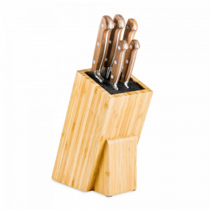 Набор из 5-ти кухонных ножей в подставке, деревянная рукоять, серия Georges Bois, TARRERIAS BONJEAN, Франция, НОВИНКИ