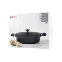 Сотейник с крышкой и накладками на ручки, 28 см, 4 л, алюминий, силикон, черный, серия Agile, MAXWELL WILLIAMS, Австралия_00817070066055738073.jpg