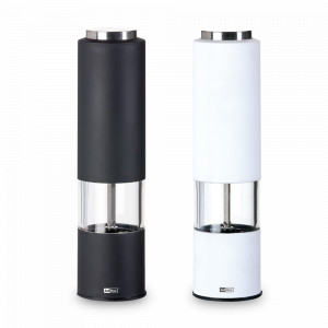 Набор электрических мельниц для соли и перца, TROPICA, 21,5 x 5 см, черный и белый, серия Tropica, ADHOC, Германия, ADHOC (Германия)