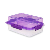 Контейнер трехсекционный, 1,8 л, пластик, серия To Go, SISTEMA, Новая Зеландия