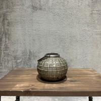 Подсвечник для интерьерной свечи BLACK GOLD, 16 см, стекло, металл, коричневый металлик, ROOMERS FURNITURE, Нидерланды_00816660048667832773.jpg