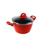 Кастрюля низкая с крышкой, 20 см, сталь, стеклоэмаль, красный, серия Pomodoro, VITRINOR, Испания_00809030048696005854.jpg