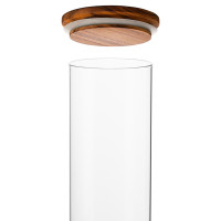 Банка для хранения, 1.45 л, боросиликатное стекло, бамбук, прозрачный, SMART SOLUTIONS, Россия_00813870049367924920.jpg