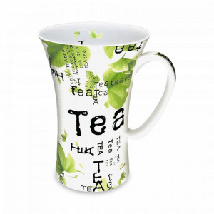 Кружка «Чайная пауза», 630 мл, фарфор, белый, декор, KOENITZ, Германия, Большие кружки