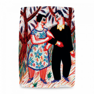 Тарелка декоративная прямоугольная, 27 х 18,5 см, фарфор, декор, серия Ilustradores Internacionais, VISTA ALEGRE, Португалия, Тарелки декоративные премиум