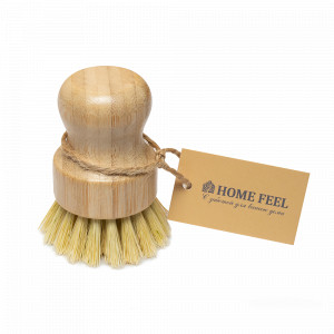 Щетка круглая, дерево, натуральная щетина, HOMEFEEL, Россия, Полезные мелочи
