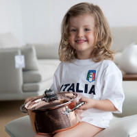 Медная кастрюля, диаметр: 20 см, объем: 3,5 л, крышка с посеребренной декорированной ручкой, серия Opus Cupra, RUFFONI, Италия_00776410071666138162.jpg